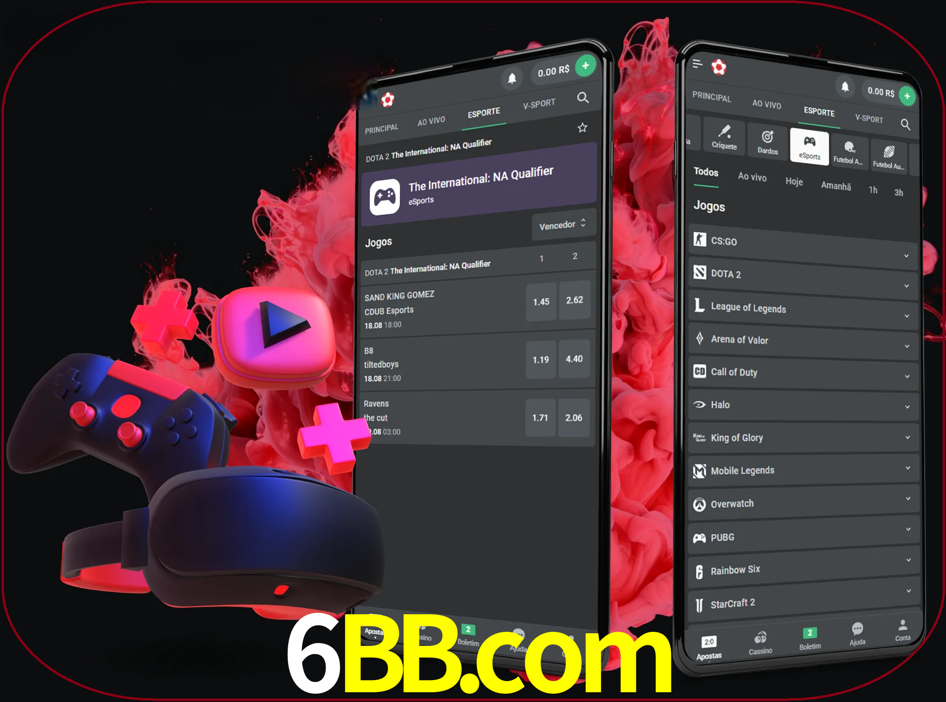 Para ter a aplicação móvel 6bb no seu smartphone, basta descarregar o ficheiro apk e seguir as instruções.