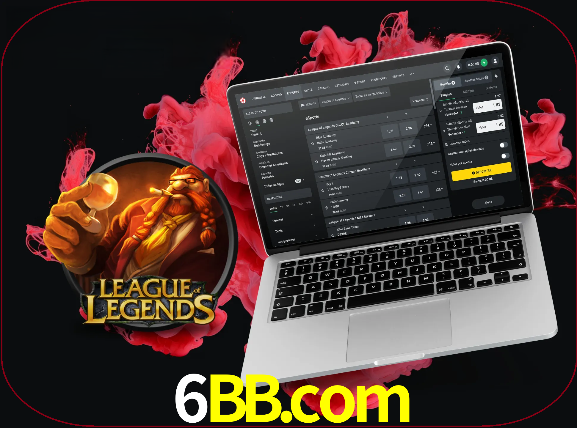 Se é um fã deste jogo, muitos torneios fantásticos que o vão surpreender estão disponíveis no 6bb.