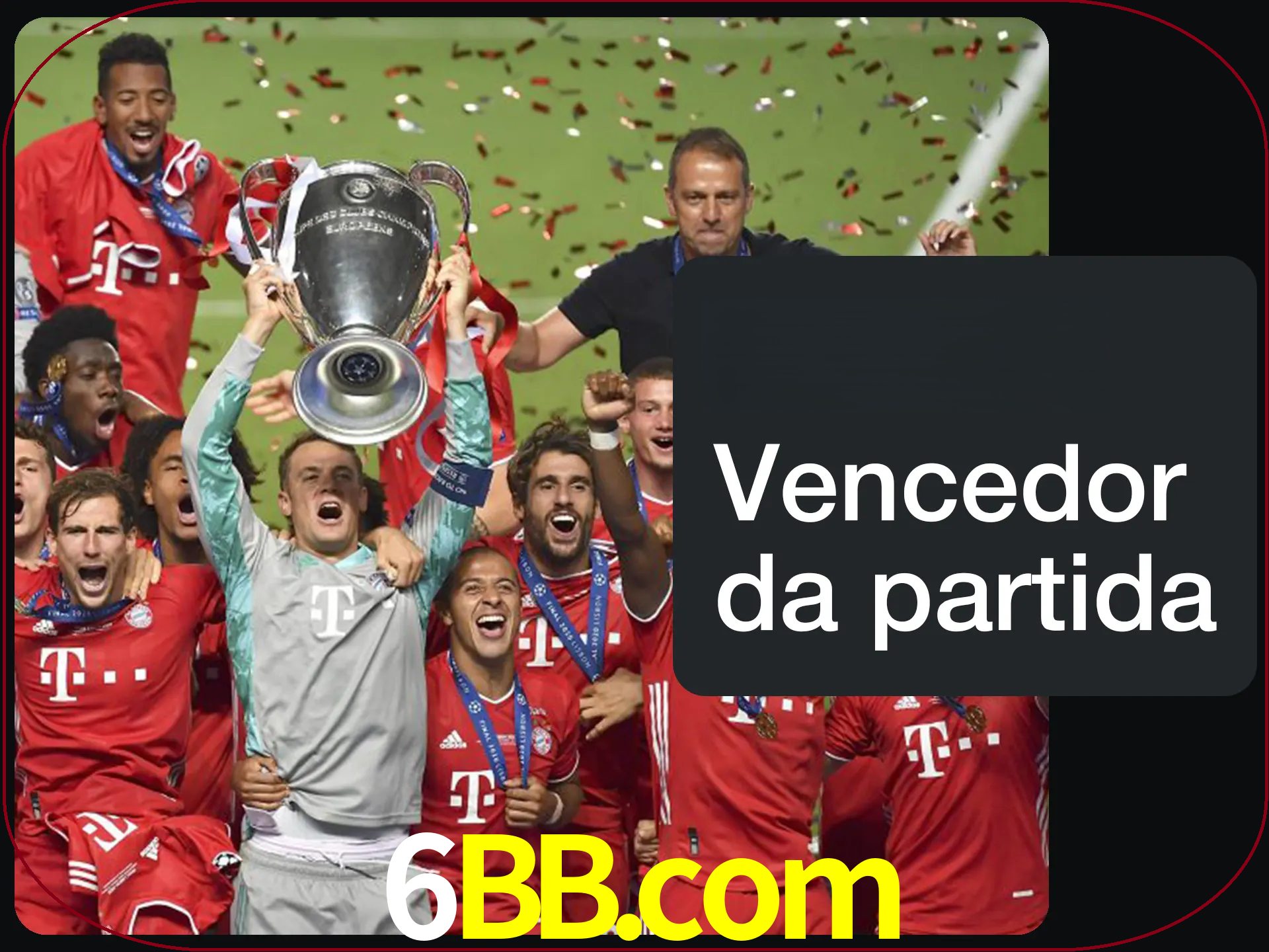 Aposte no vencedor e ganhe uma grande quantia de dinheiro.